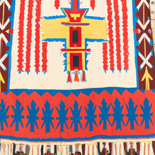 Traditional Native American rugs